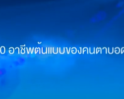 รายการ 10 อาชีพต้นแบบของคนตาบอด Image 1